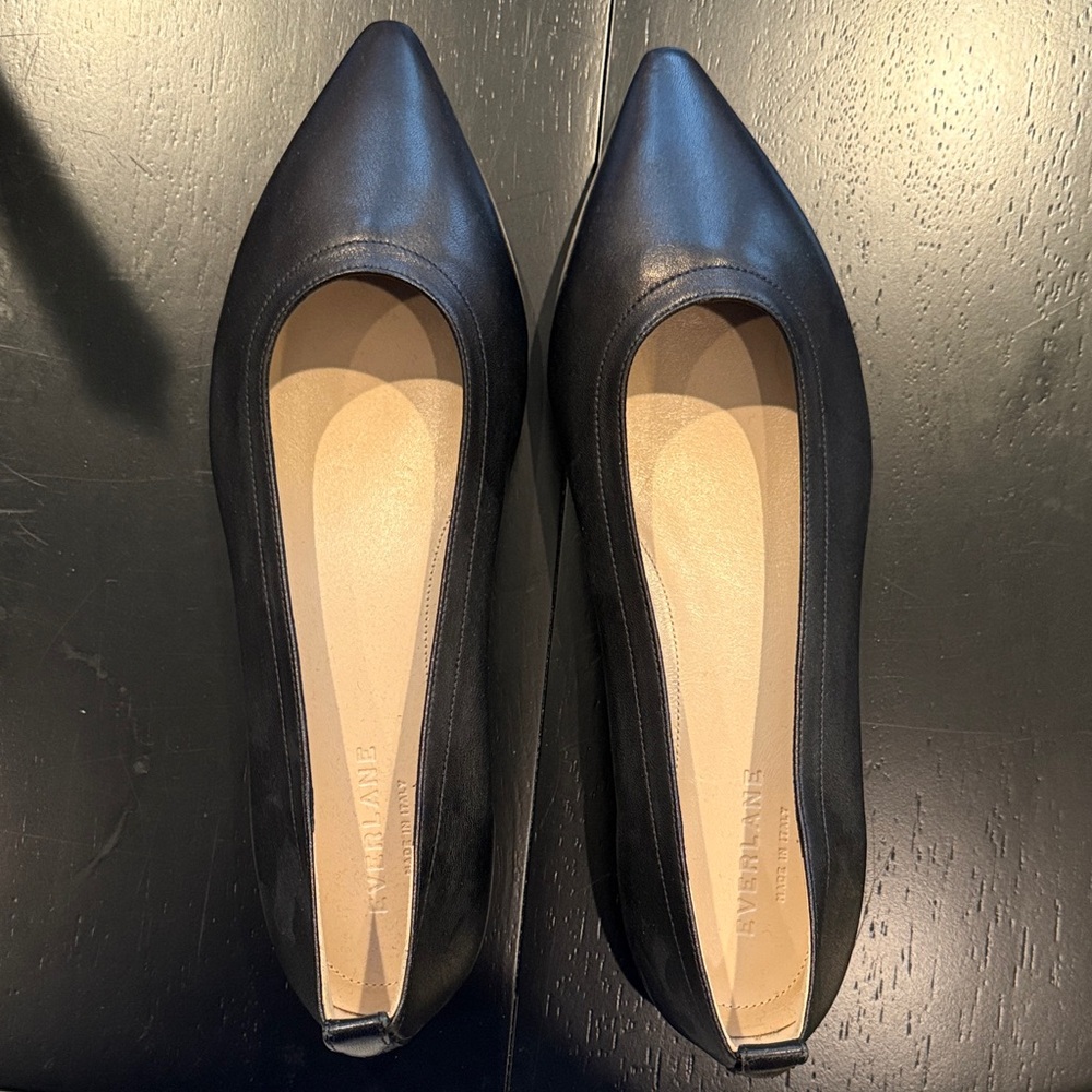 Everlane Black Leather Loafers